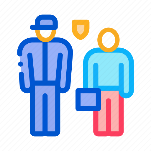 Agency, man, policeman, property, protect, service, video icon - Download on Iconfinder