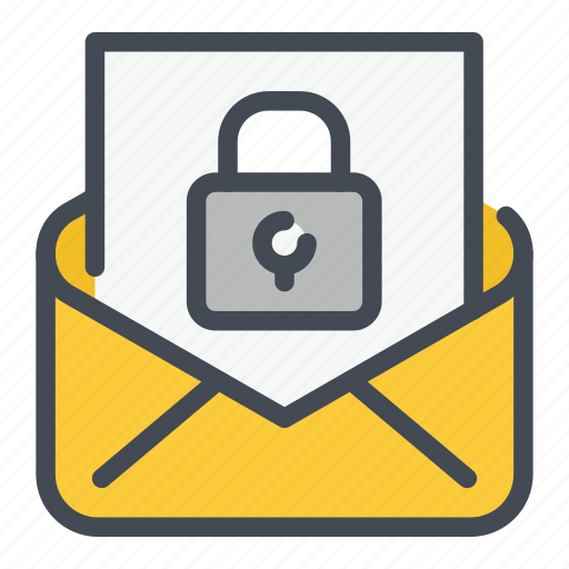 Email, lock, mail, padlock, password, protection, security icon - Download on Iconfinder