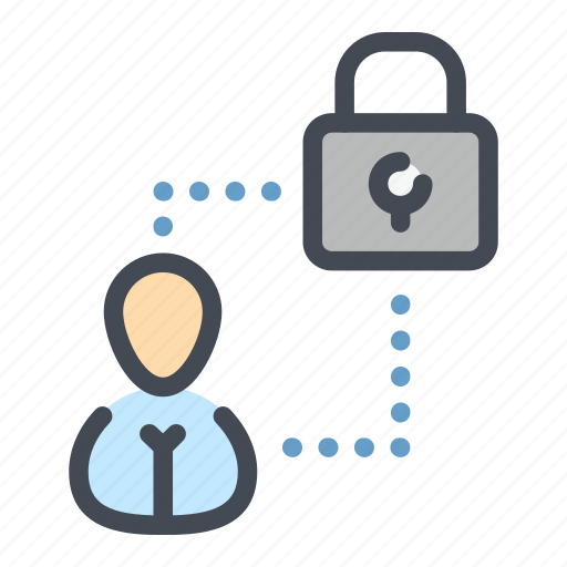 Lock, padlock, password, person, protection, security, user icon - Download on Iconfinder