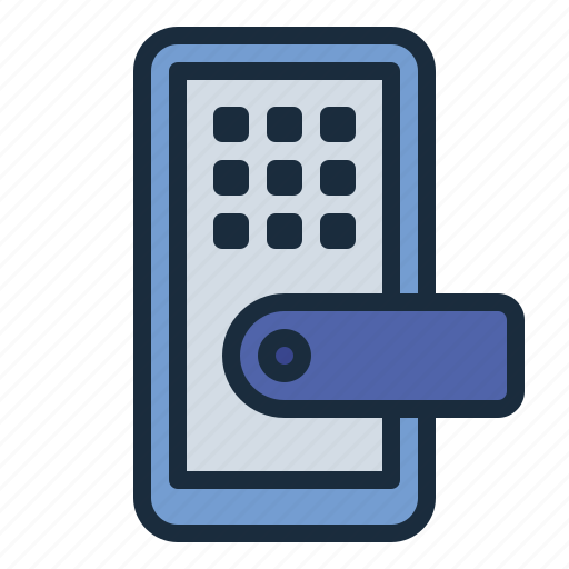 Smart, door, lock, security, safety, protection icon - Download on Iconfinder