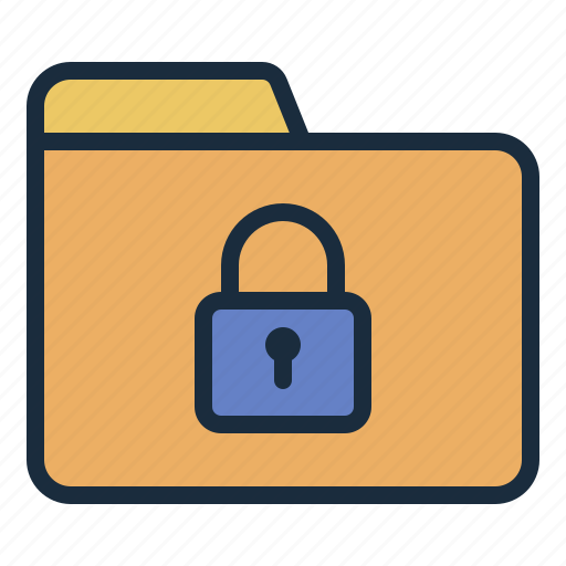 Folder, digital, security, safety, protection icon - Download on Iconfinder
