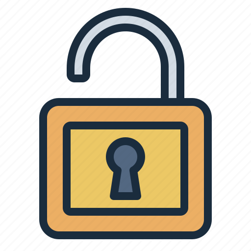 Unlock, padlock, security, safety, protection icon - Download on Iconfinder