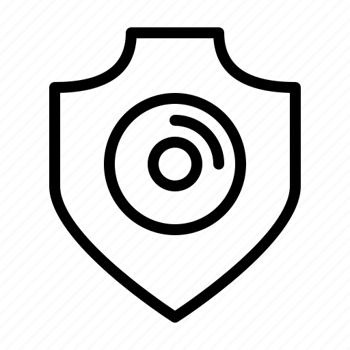 Disc, protection, safety, secure, security, shield icon - Download on Iconfinder