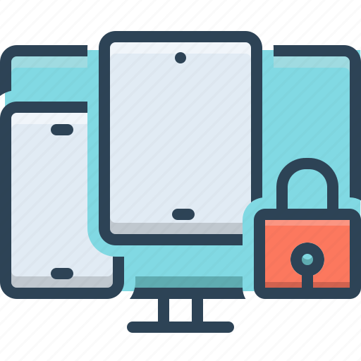 Authentication, device, multi, multi device security, protection, security icon - Download on Iconfinder