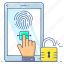 fingerprint, security, fingerprint security, mobile security, biometric lock, fingerprint lock, fingerprint scan 