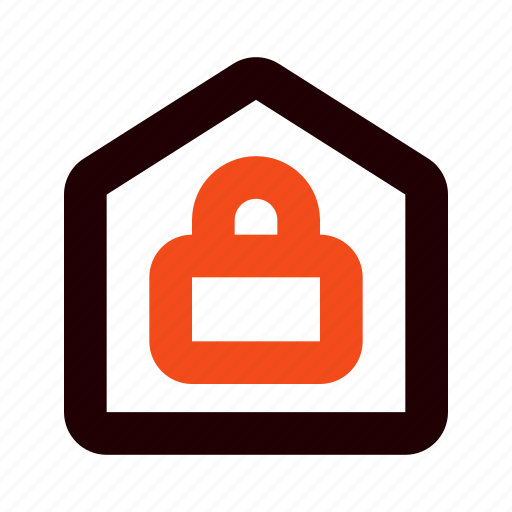 Building, home, lock, password, protection, secure, security icon - Download on Iconfinder