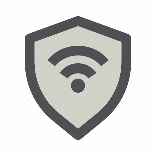 Internet, network, protection, secure, security, shield, wifi icon - Download on Iconfinder