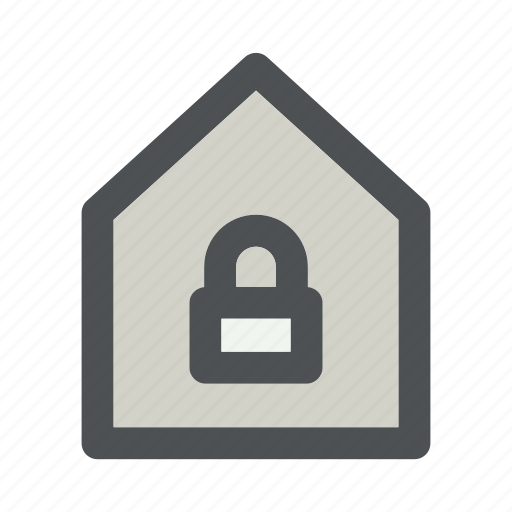 Home, lock, padlock, password, secure, security icon - Download on Iconfinder