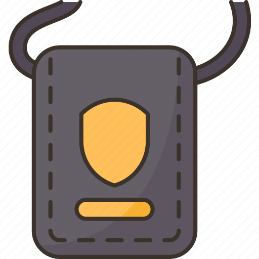 Card, pocket, police, badge, holder icon - Download on Iconfinder