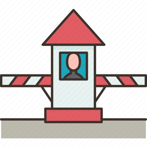 Gate, village, barrier, security, entrance icon - Download on Iconfinder