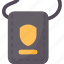 card, pocket, police, badge, holder 