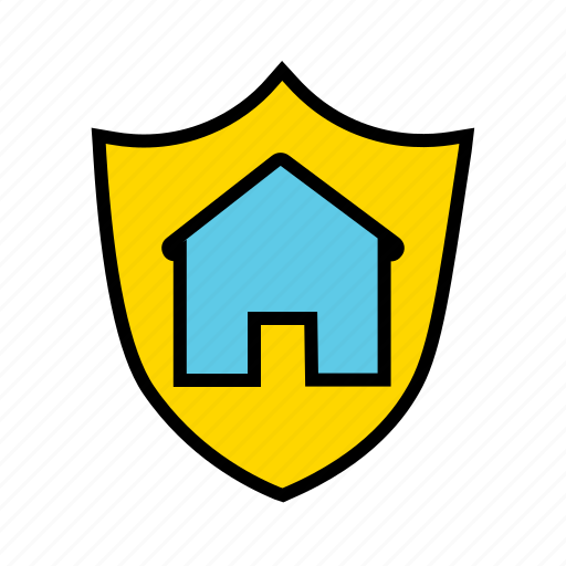 Home protection, locked home, safe home, secured home, smart home icon - Download on Iconfinder