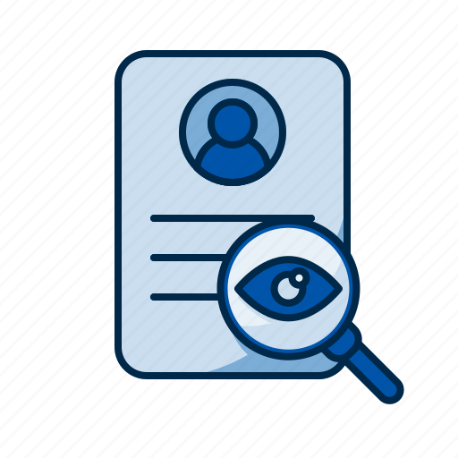 Document, document viewer, verify, verifying, legal, search, research icon - Download on Iconfinder