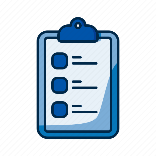 Clipboard, checklist, list, report, inquiry, survey, specs icon - Download on Iconfinder