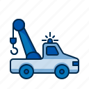 tow truck, crane truck, transport, transportation, heavy machinery, heavy vehicle, security, service