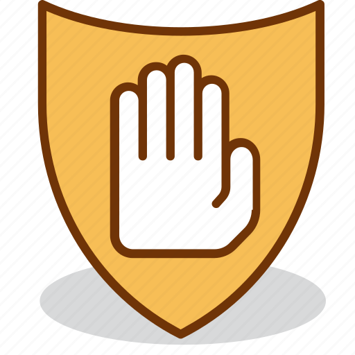 Area, forbidden, no, palm, restricted, stop, warning icon - Download on Iconfinder