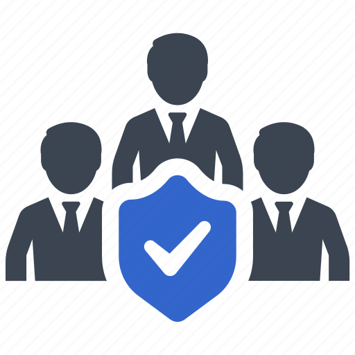 Group, insurance, people, team, defense, security, shield icon - Download on Iconfinder