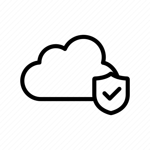 Cloud, protect, shield, encryption icon - Download on Iconfinder