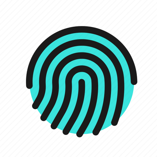 Fingerprint, lock, protection, security, unlock, access, personal icon - Download on Iconfinder