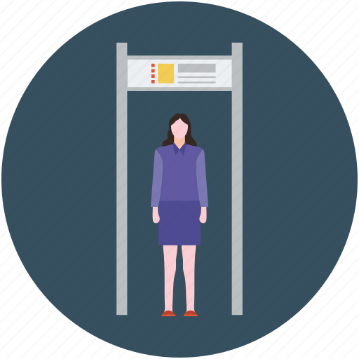 Detector gate, metal detector, security check, security concept, security control, security entrance, security portal icon - Download on Iconfinder
