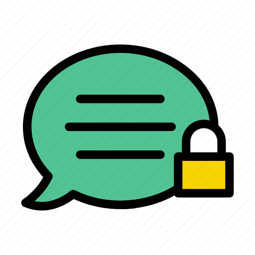 Lock, message, private, protection, security icon - Download on Iconfinder