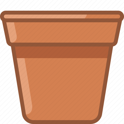 Dish, earthen, flowerpot, gardening, pot, seeding icon - Download on Iconfinder