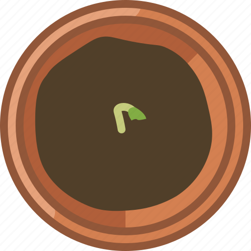 Earthen, flowerpot, growth, plant, seeding, vegetation icon - Download on Iconfinder