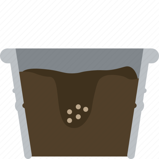 Flower, hole, pot, seeding, seeds, tin icon - Download on Iconfinder