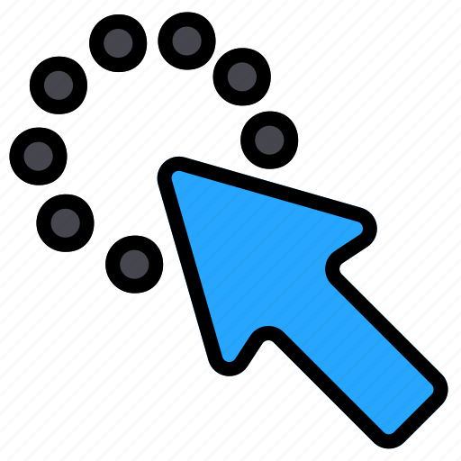 Loading, load, processing, arrow, cursor, pointer, wait icon - Download on Iconfinder