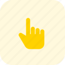 hand, pointing, up, essentials, selection, cursors, gesture