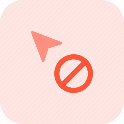 Warning, selection, essentials, cursors, prohibited icon - Download on Iconfinder