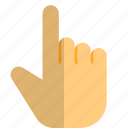 hand, pointing, up, selection, cursor, interface essentials