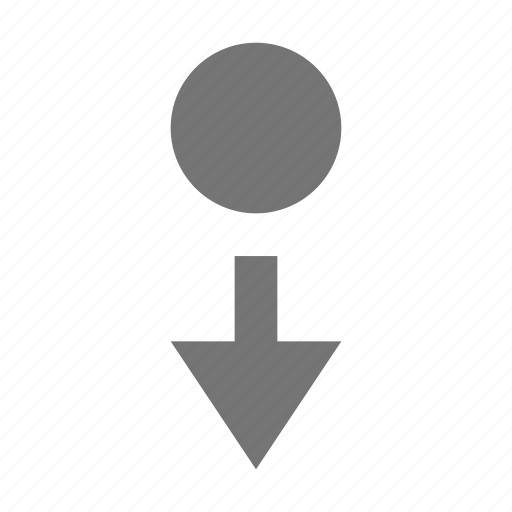 Cursor, arrow, cursor down icon - Download on Iconfinder