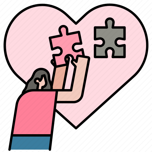 Mental, health, jigsaw, healthcare, psychology, puzzle, selfcare icon - Download on Iconfinder