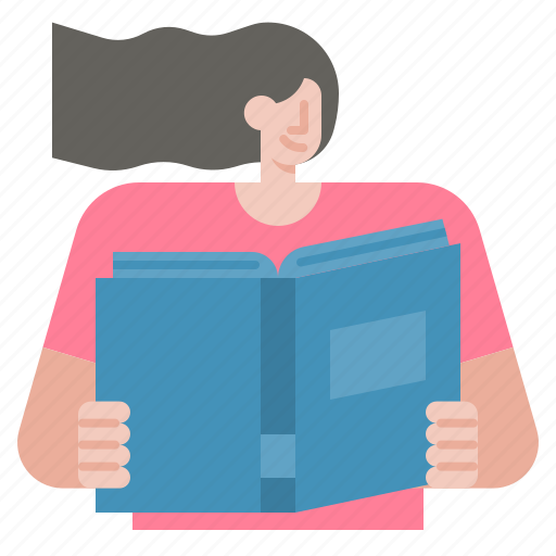 Reading, student, book, learning, education, studying icon - Download on Iconfinder