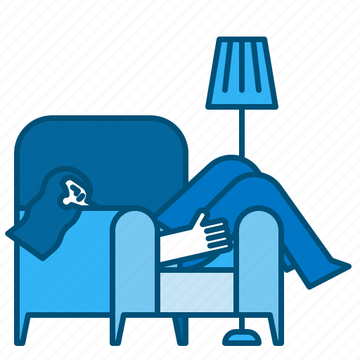 Relax, nap, rest, couch, sofa, confort, free icon - Download on Iconfinder