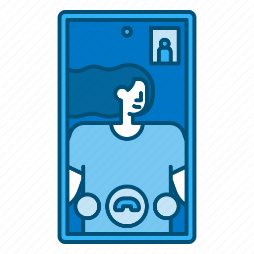 Video, call, mobile, conversation, chat, smartphone, communication icon - Download on Iconfinder