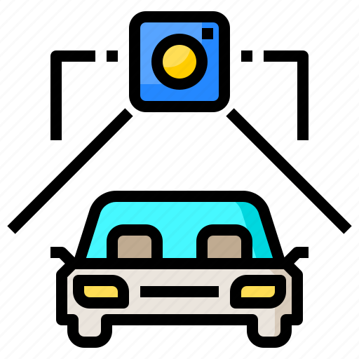 Camer, car, driving, self, self driving, system, vehicle icon - Download on Iconfinder