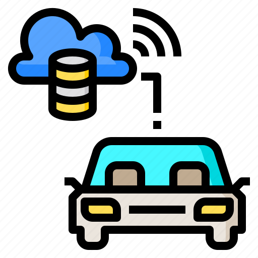 Car, cloud, driving, self, self driving, system, vehicle icon - Download on Iconfinder
