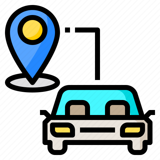 Car, driving, gps, location, self, self driving, vehicle icon - Download on Iconfinder