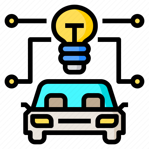 Car, driving, light, self, self driving, system, vehicle icon - Download on Iconfinder