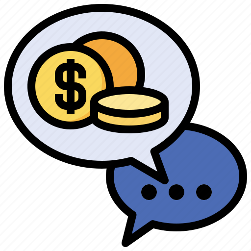 Chat, cash, speech, talk, money icon - Download on Iconfinder