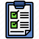 clipboard, outcome, checklist, diet, list
