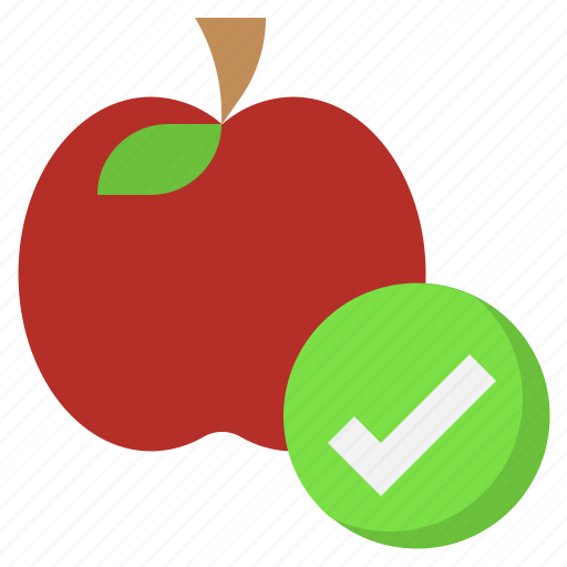 Food, safety, tick, health, check icon - Download on Iconfinder