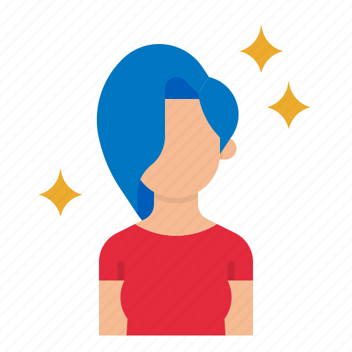Hairstyle, hair, beauty, woman, user icon - Download on Iconfinder