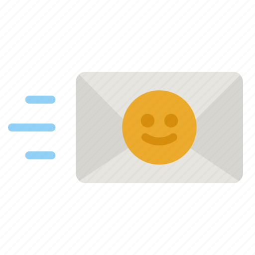 Mail, happy, face, letter, love icon - Download on Iconfinder