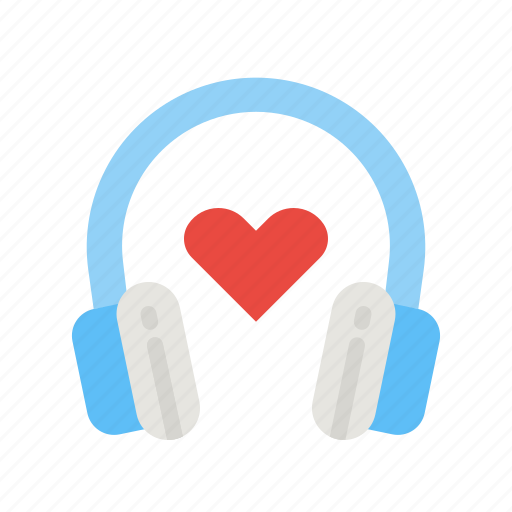 Music, headphone, audio, love, earphone icon - Download on Iconfinder
