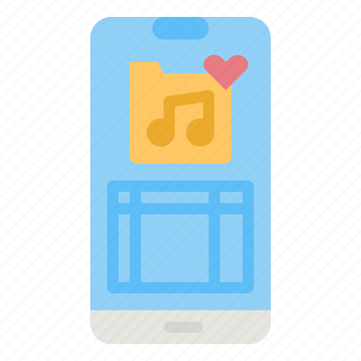 Playlist, song, music, note, love icon - Download on Iconfinder