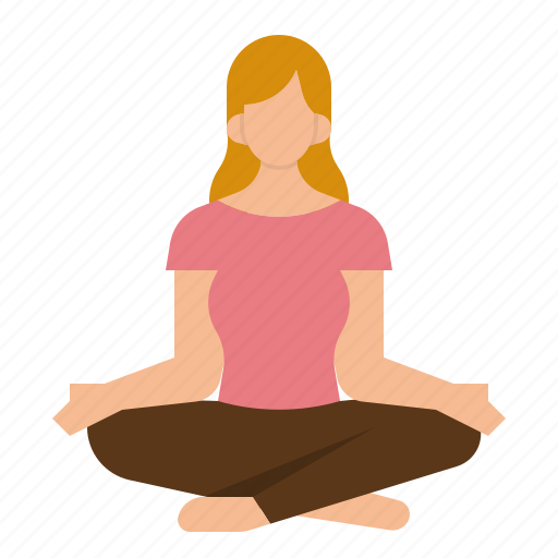 Yoga, meditation, relaxing, exercise, pilates icon - Download on Iconfinder