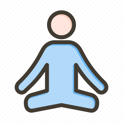 Meditation, yoga, exercise, fitness, relaxation icon - Download on Iconfinder